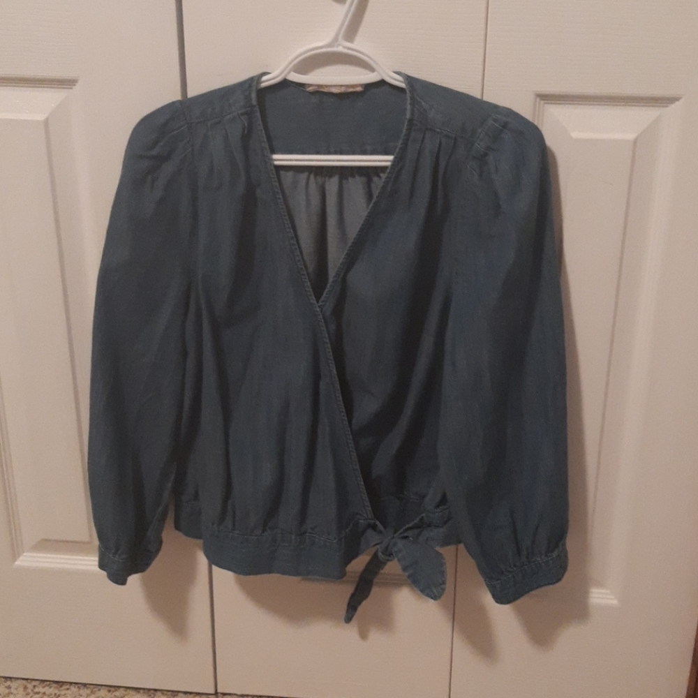 Denim top
